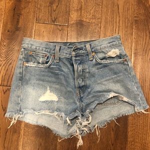 Vintage, high waist, Levi shorts